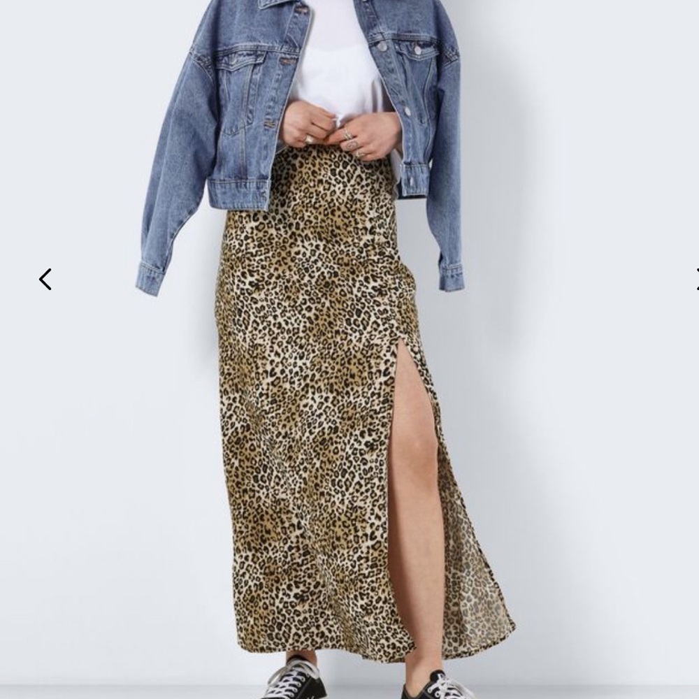 Noisy May Leopard Maxi Skirt
